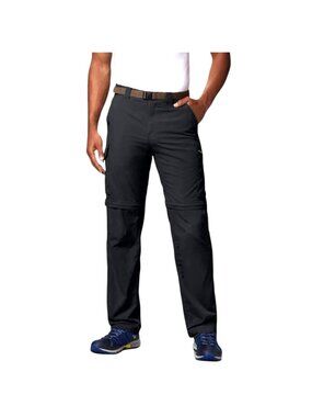 COLUMBIA- MENS GREY LIGHT WEIGHT OUTDOOR CARGO SHORTS/ PANTS SIZE 36 WAIST